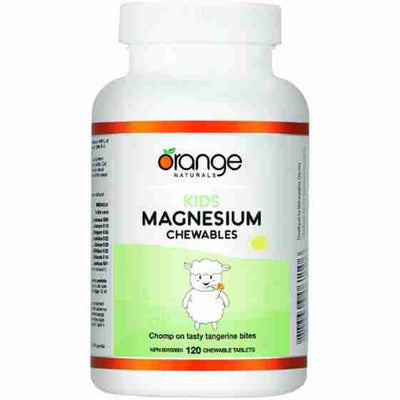 Orange Naturals - Kids Magnesium Chewables, 120 Tabs