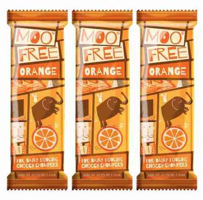 Moo Free - Vegan Mini Orange Chocolate Bar, 20G