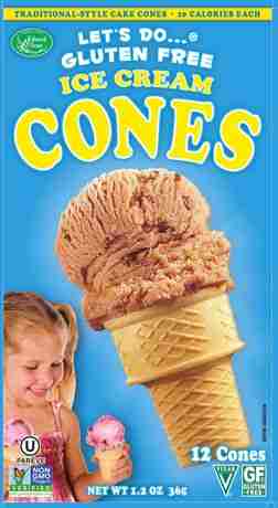 Let's Do Gluten Free Ice Cream Cones, 12 Cones (36 g)