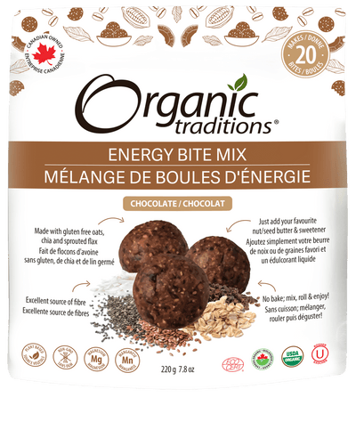 Organic Traditions - Chocolate Energy Bite Mix, 220G