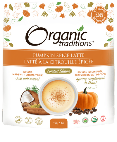 Organic Traditions - Pumpkin Spice Latte, 150G