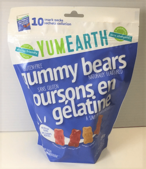 Yum Earth - Organic Gummy Bears, 10X20g
