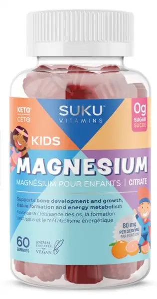 Suku Vitamins - Kids Magnesium Citrate, 60 Gummies