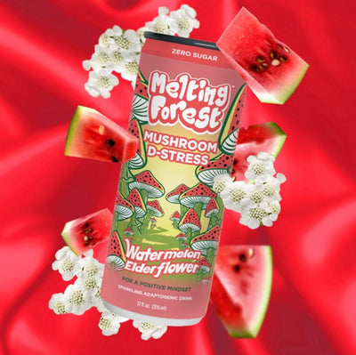 Melting Forest D-Stress Drink - Watermelon Elderflower, 355Ml