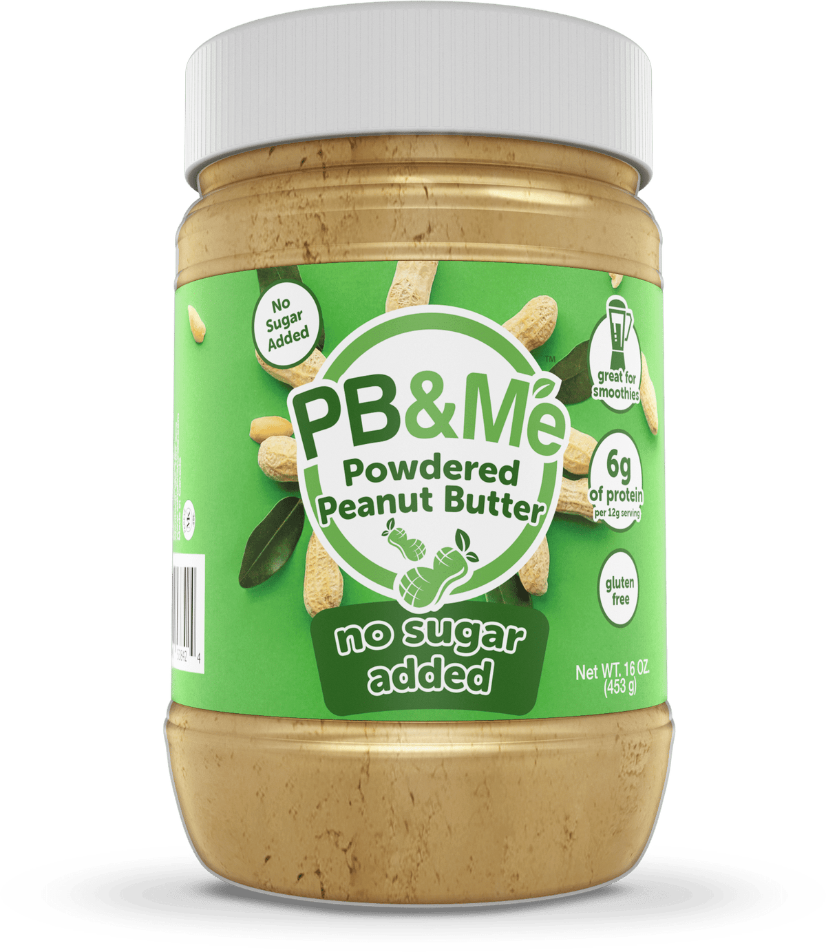 PB&Me - Organic Powdered Peanut Butter No Sugar Added - 453G