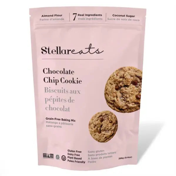 Stellar Eats Grain Free Chocolate Chip Cookie Baking Mix, 266 g