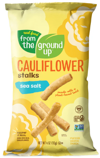 From The Ground Up Sea Salt Cauliflower Stalks, 113G