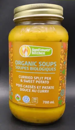 Sunflower Kitchen Organic Curried Split Pea & Sweet Potato Soup, 700Ml