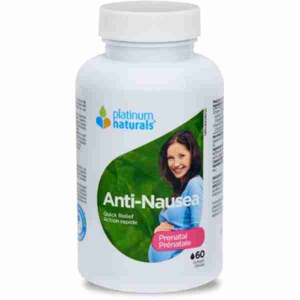Platinum Naturals Prenatal Anti-Nausea 60 Softgels