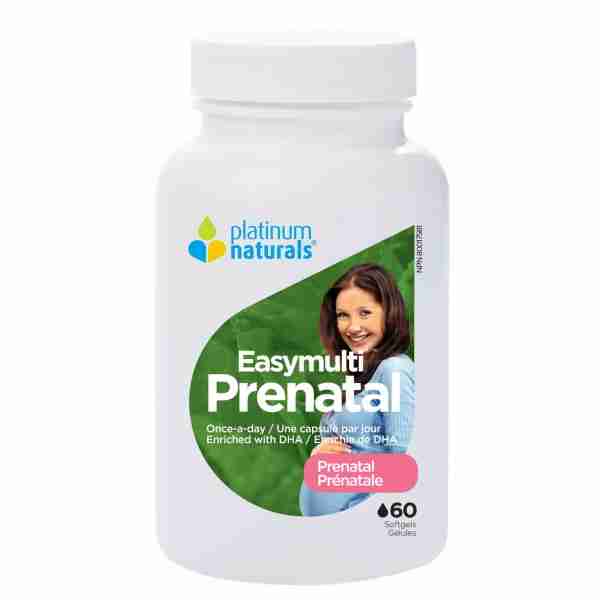 Platinum Naturals Easymulti Prenatal 60 Softgels