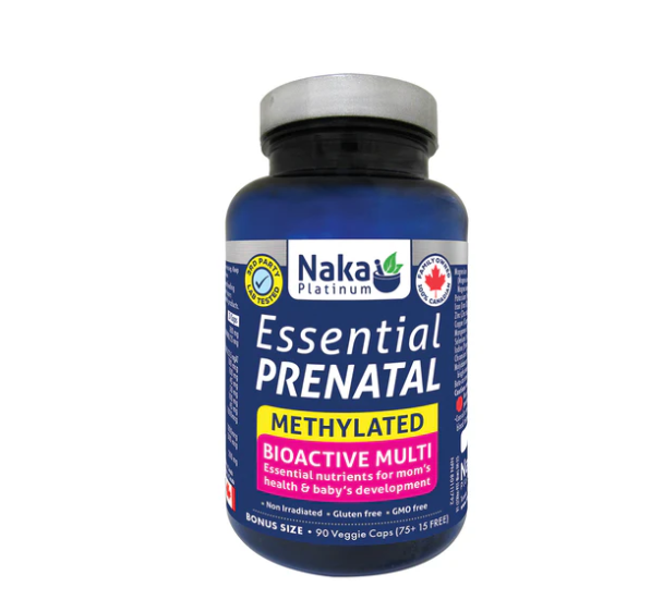 Naka Platinum Essential Prenatal Methylated Bioactive Multi, 90Caps