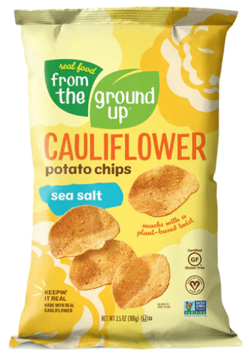 From The Ground Up Sea Salt Potato Chips, 100G