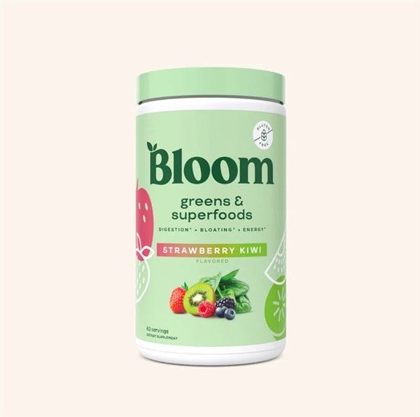 Bloom Greens & Superfoods, Strawberry Kiwi, 146.5 g
