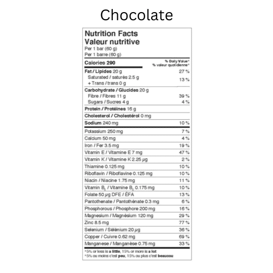 Younited Plant Protein Whole Food Energy Bar Chocolate, 60 g