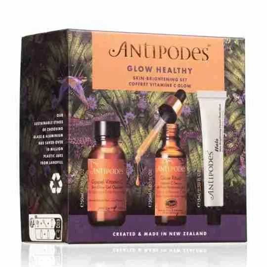 Antipodes Glowing Healthy Skin-Bright Kit (Holiday Kit)