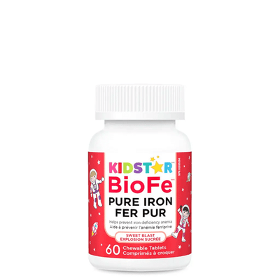 Kidstar Biofe Pure Iron Sweet Blast 60 Chewable