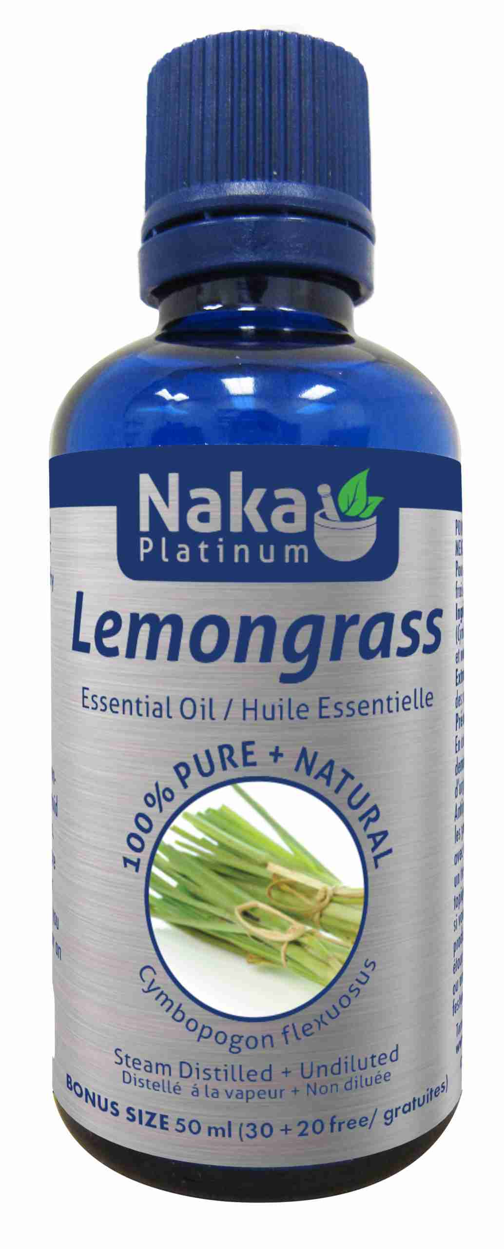 Naka Lemongrass Essential Oil, 50 mL
