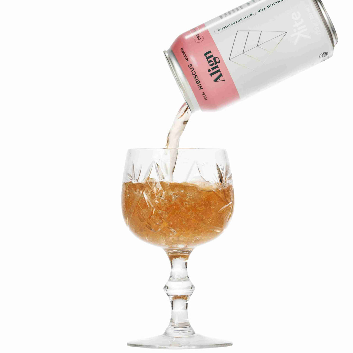 Kite, Align Hibiscus Tusli & Moringa Sparkling Botanicals, 355Ml