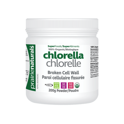 Prairie Naturals Organic Chlorella Powder, 200 g