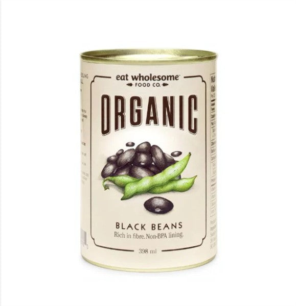 Eat Wholesome Organic Black Beans, 398Ml