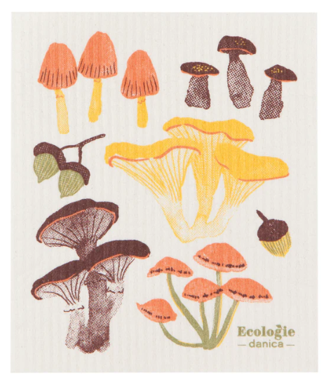 Ecologie Swedish Sponge Cloth - Field Mushrooms