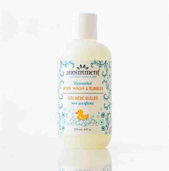 Anointment Natural Skin Care - Body Wash & Bubbles Unscented, 250Ml