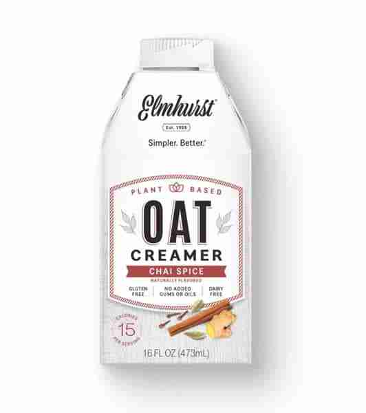 Elmhurst Oat Creamer, Chai Spice, 473 Ml