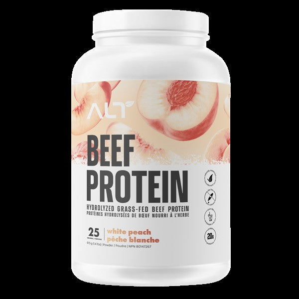 ALT Lifestyle Grass-Fed Beef Protein Isolate - White Peach, 615G