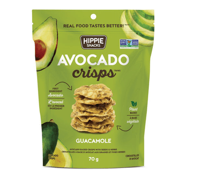 Hippie Snacks Avocado Crisps Guacamole 70G