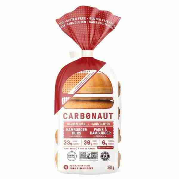 Carbonaut Low Carb Gluten Free Original Hamburger Buns, 320G