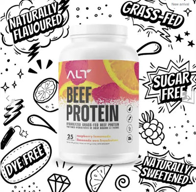 ALT Lifestyle Grass-Fed Beef Protein Isolate - Raspberry Lemonade, 575G