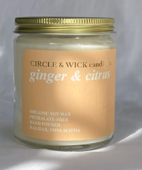 Circle & Wick Ginger Citrus Candle, 9 oz