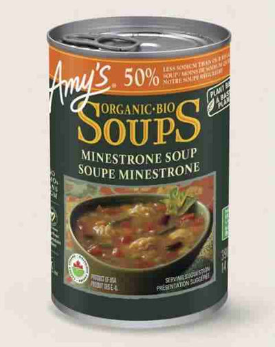 Amy's Organic Low Sodium Minestrone Soup, 398Ml