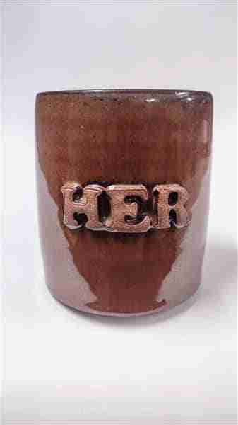 The Bitter Blonde Pottery Her Mug, Brown