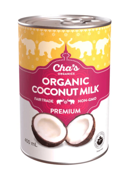 Cha's Organics Premium Coconut Milk, 400 mL