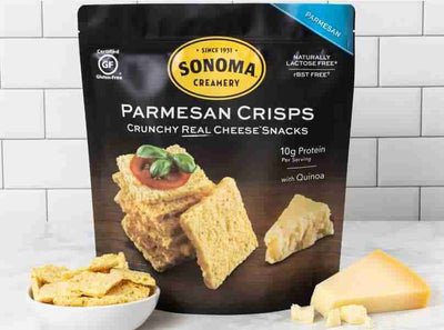 Sonoma Creamery - Parmesan Crisps Cheese Snacks, 64G