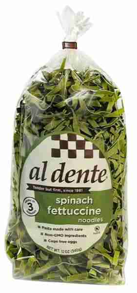 Al Dente - Spinach Fettuccine, 341G