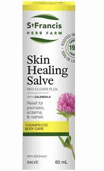 St Francis Skin Healing Salve 60Ml (Formerly Red Clover Plus Salve)