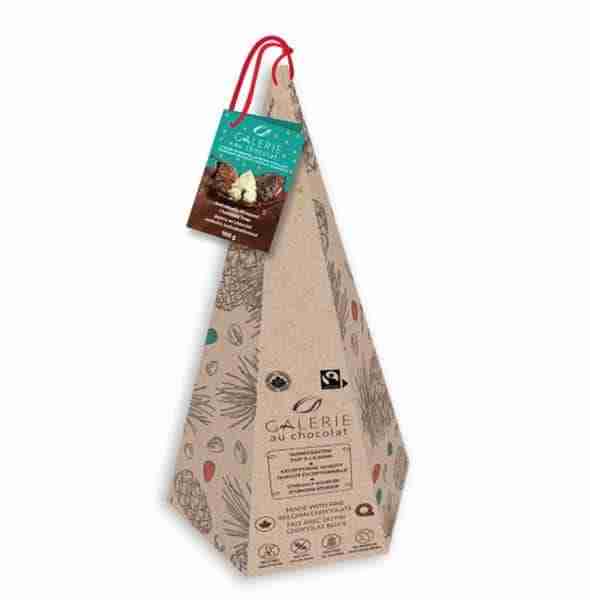 Galerie Fair Trade Holiday Chocolate Tree Ornament, 100G