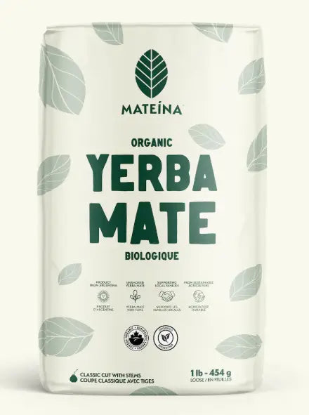 Mateina Organic Yerba Mate Loose Leaf, 454G