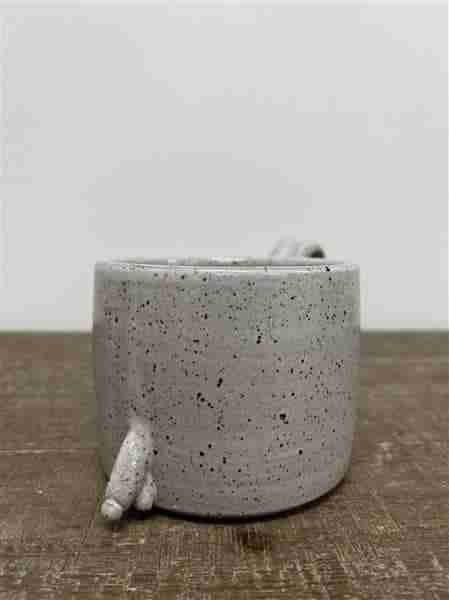 The Bitter Blonde Pottery Penis Mug, White Speckle