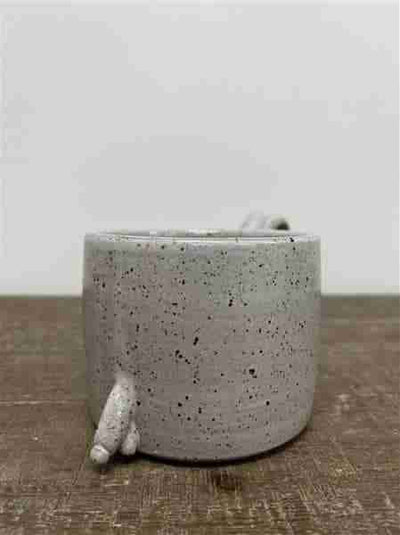 The Bitter Blonde Pottery Penis Mug, White Speckle