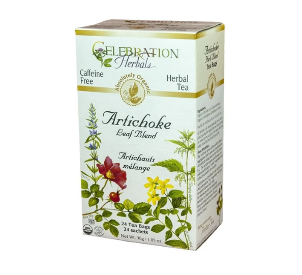 Celebration Herbals Organic Artichoke Leaf Blend Tea, 24Bgs
