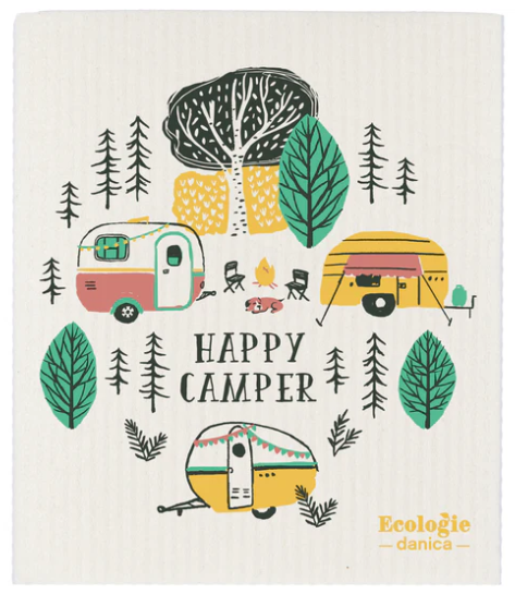Ecologie Swedish Spone Cloth - Happy Camper