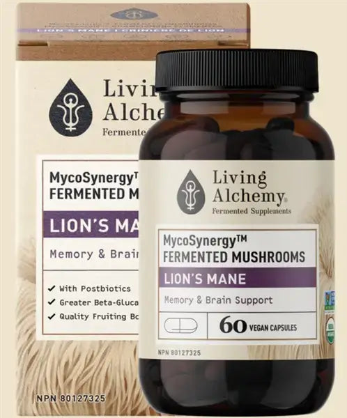 Living Alchemy MycoSynergy Lion's Mane, 60 Capsules