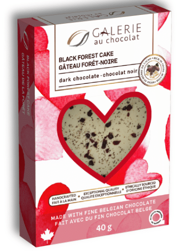 Galerie Valentine Art Black Forest Cake Chocolate Bark, 40 g