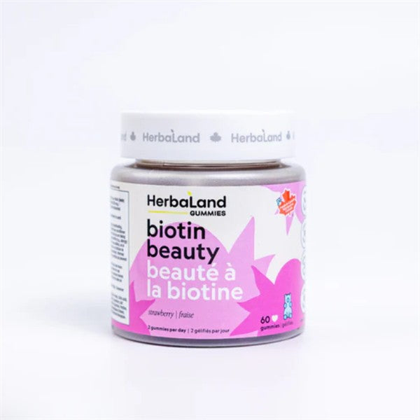 Herbaland Biotin Beauty Gummies, 60 Count