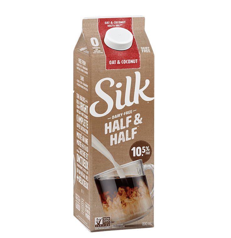 Silk Dairy-Free Half & Half (Oat And Coconut) 890Ml