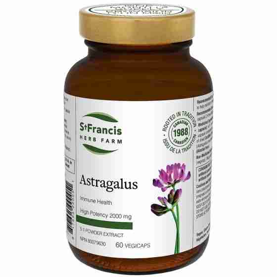 St. Francis Herb Farm Astragalus, 60 Vegi-Caps