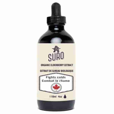 SURO Organic Elderberry Extract Tincture, 118 mL